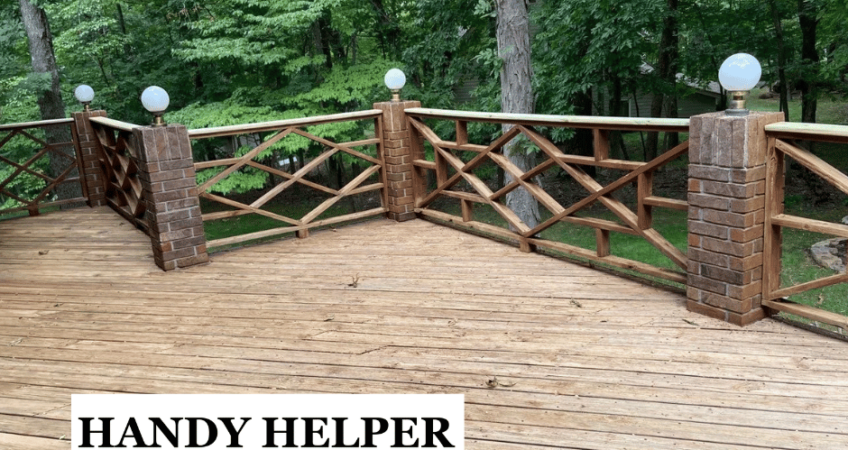 Deck example from Handy Helper Ozark