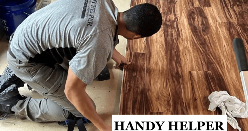 floor installation by Handy Helper Ozark