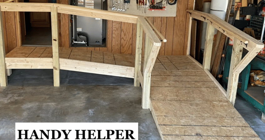 ADA Ramp installation by Handy Helper Ozark
